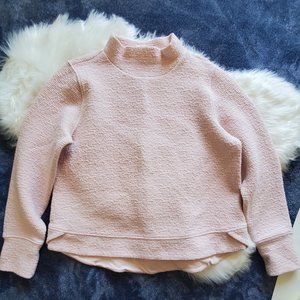 Textured Calia Mock Neck Sweatshirt